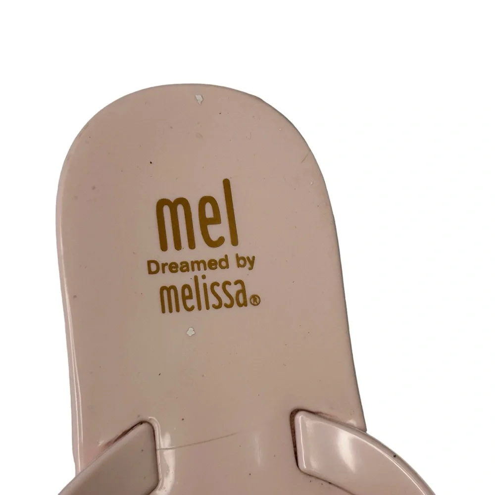 MEL MINI MELISSA Pink HarmonicSweet II Flip Flop With Oversized Bow Size‎ 13.